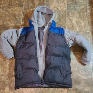 FOUR CAST HOODED PUFFER JACKET